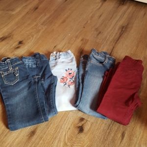 Lot of 4t girls Jeans